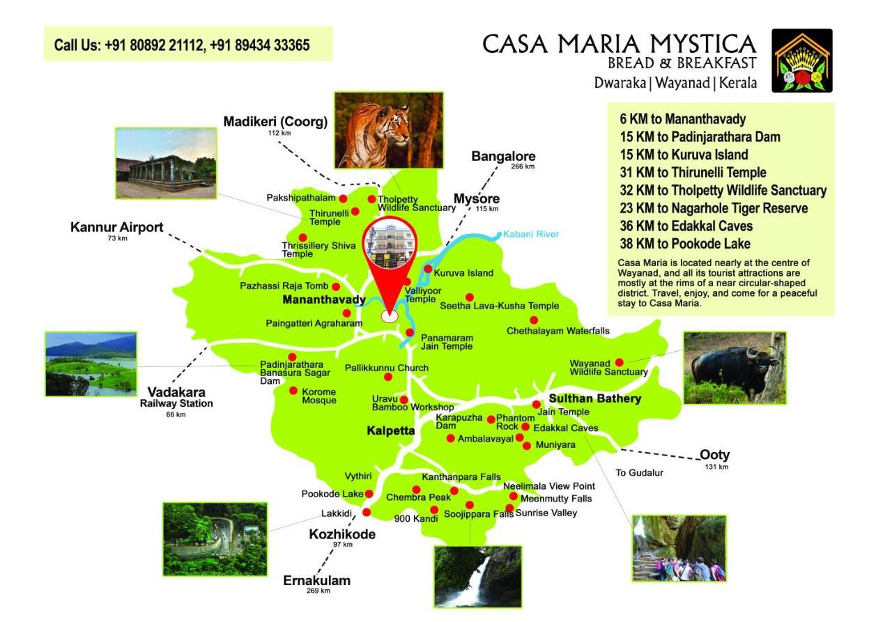 Casa Maria Mystica Apartments, Mananthavady, Wayanad المظهر الخارجي الصورة